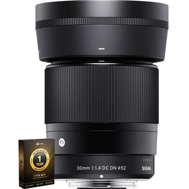 Sigma 30mm F1.4 Contemporary DC DN Lens for Sony E (Open Box) + 1 Year Warranty
