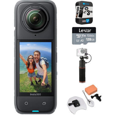 Insta360 X4 360 Camera Tiny 2.7K Action Cam w/ 3Yr Warranty + Accessories Bundle