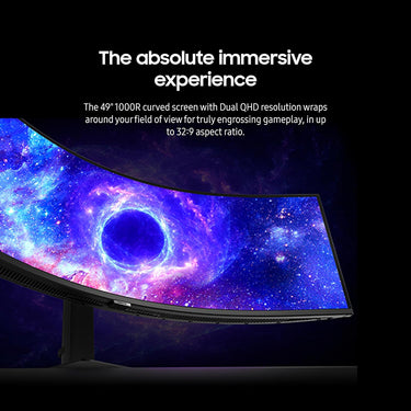 Samsung 49" Odyssey G9 G95C DQHD 240Hz 1ms(GtG) Display Curved Gaming Monitor - Open Box