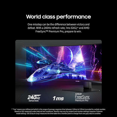 Samsung 49" Odyssey G9 G95C DQHD 240Hz 1ms(GtG) Display Curved Gaming Monitor - Open Box