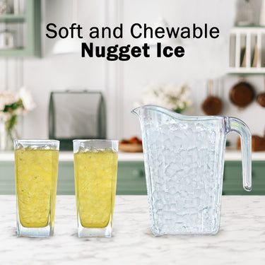 Deco Chef 46LB Self Dispensing Nugget Ice Maker, Countertop, Makes 1.8LB per Hour