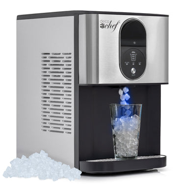 Deco Chef 46LB Self Dispensing Nugget Ice Maker, Countertop, Makes 1.8LB per Hour