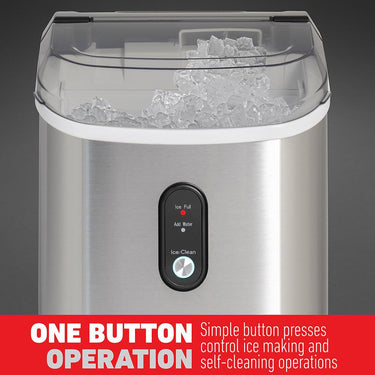 Deco Chef 33 LB Nugget Ice Maker with 1-Press Auto Operation - 26NIMSTS - Open Box