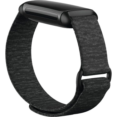 Fitbit  Charge 5 & 6 Hook and Loop Accessory Band, Charcoal, Large