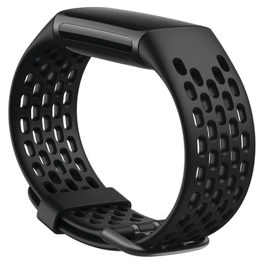 Fitbit Charge 5 Sport Accessory Band, Small Black
