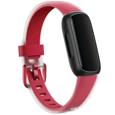 Fitbit Inspire 3,Translucent Band,Chili Pepper,Large