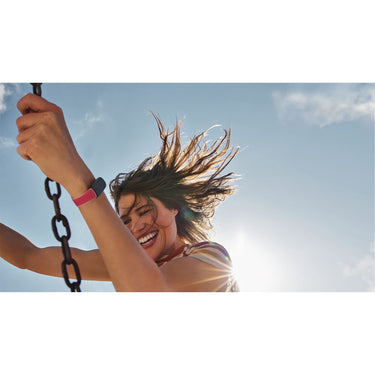 Fitbit Inspire 3,Translucent Band,Chili Pepper,Large