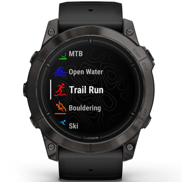 Garmin Epix Pro (Gen 2), 51mm, Sapphire, Carbon Gray DLC Titanium, Black
