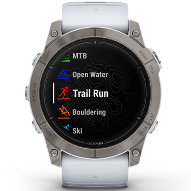 Garmin Epix Pro (Gen 2), 51mm, Sapphire, Titanium with Whitestone Band