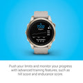 Garmin Epix Pro (Gen 2), 42mm, Sapphire, Soft Gold Steel, Light Sand