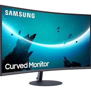 Samsung T55 Series 27" LED 1000R Curved FHD FreeSync Monitor with Speakers - Refurbished