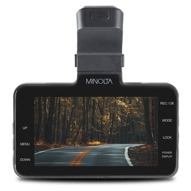 Minolta MNCD370 1080p Car Camcorder/Dashcam with 3.0" LCD Monitor (Black)