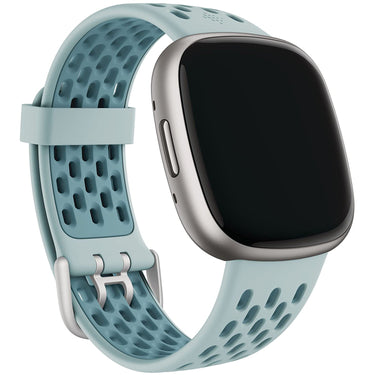 Fitbit Sport Bands for Fitbit 24mm Attach, Sea Blue / Ocean, Small