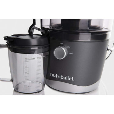 NutriBullet Juicer Centrifugal Juicer Machine 800 Watt - Gray - NBJ50100  - Open Box