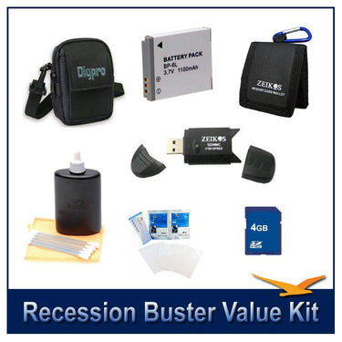 Special Recession Buster Value Kit for Canon Powershot SX500,SX510,SX700,D30,S95 SX280