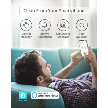 Eufy BoostIQ RoboVac 15C, Wi-Fi, Super-Thin,1300Pa Strong Suction (Refurbished)