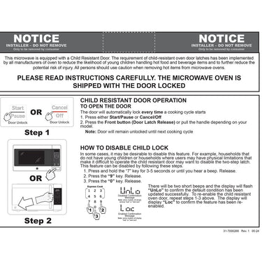 GE 1.1 Cu. Ft. Capacity 950-Watt Countertop Microwave Oven