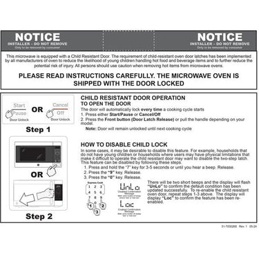 GE Countertop Microwave Oven, 900-watt 0.9 Cu. Ft, Stainless Steel