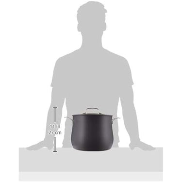 Cuisinart 12-Quart Stockpot, Hard Anodized Contour Stainless Steel w/Cover