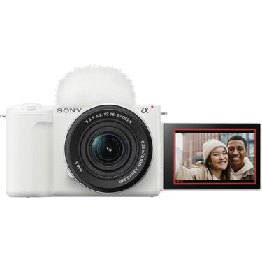 Sony ZV-E10 II Mirrorless Camera White + 16-50mm OSS II Zoom Lens Kit Creator Bundle
