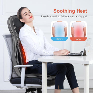 Comfier Cf-2309 Shiatsu Neck Back Massager 3d Kneading Heat Adjustable Open Box