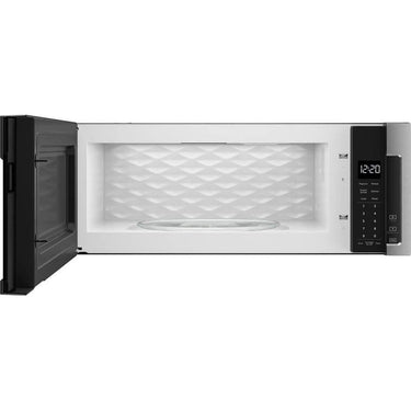 Whirlpool 1.1 Cu. Ft. Low Profile Over-the-Range Microwave Open Box