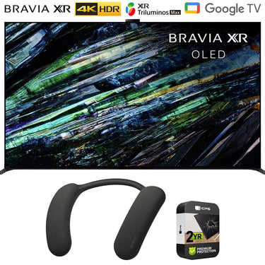 Sony BRAVIA XR A95L 77" QD-OLED 4K HDR TV 2023 with Bonus Wearable TV Speaker Bundle
