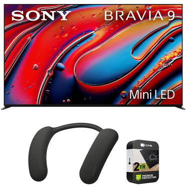 Sony BRAVIA 9 65" 4K HDR QLED Mini-LED TV 2024 with Bonus Wearable TV Speaker Bundle
