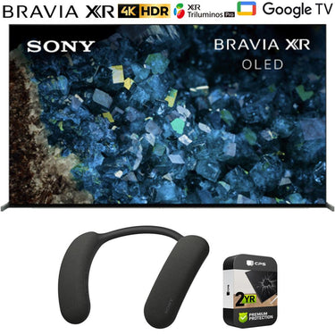 Sony BRAVIA XR 83" A80L OLED 4K HDR TV 2023 with Bonus Wearable TV Speaker Bundle