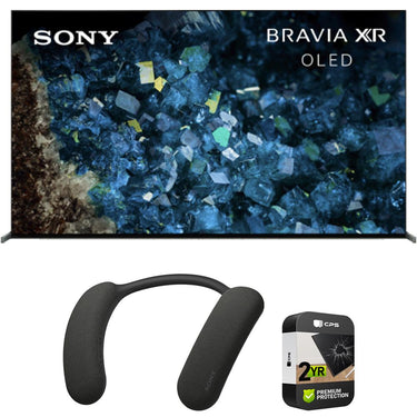Sony BRAVIA XR 83" A80L OLED 4K HDR TV 2023 with Bonus Wearable TV Speaker Bundle