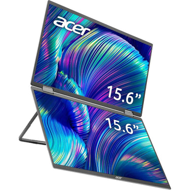 Acer PD163Q - 15.6" PD3 FHD Foldable Dual-Screen Portable Monitor - UM.ZP3AA.005