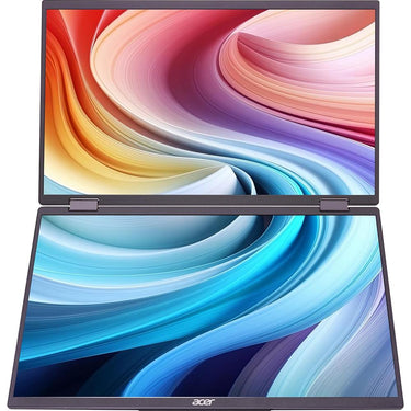 Acer PD163Q - 15.6" PD3 FHD Foldable Dual-Screen Portable Monitor - UM.ZP3AA.005