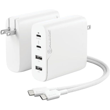 ALOGIC 4 Port 100W GaN Charger in White - WCG4X100-US