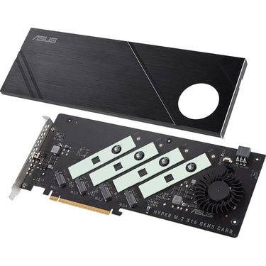 ASUS Hyper M.2 x16 Gen5 Card in Black - HYPER-M.2-X16-GEN5-C