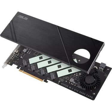 ASUS Hyper M.2 x16 Gen5 Card in Black - HYPER-M.2-X16-GEN5-C