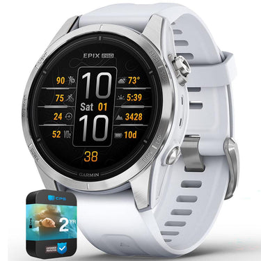 Garmin Epix Pro (Gen 2) 42mm Glass Stainless Steel Whitestone + 2 Year Warranty