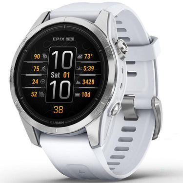 Garmin Epix Pro (Gen 2) 42mm Glass Stainless Steel Whitestone + 2 Year Warranty