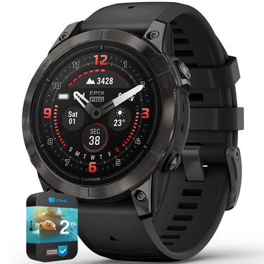 Garmin Epix Pro (Gen 2) 47mm Sapphire Carbon Gray DLC Black with 2 Year Warranty
