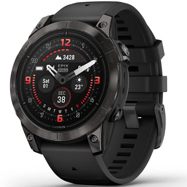 Garmin Epix Pro (Gen 2) 47mm Sapphire Carbon Gray DLC Black with 2 Year Warranty