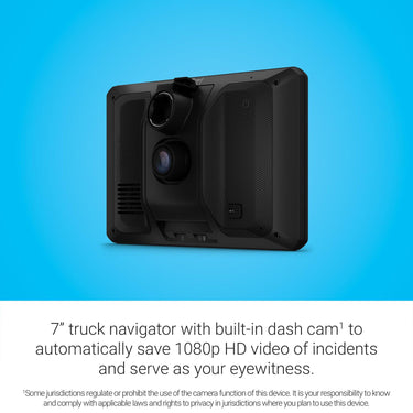 Garmin dezlcam OTR725 7" GPS Truck Navigator /w Built-in 1080P HD Dash Cam