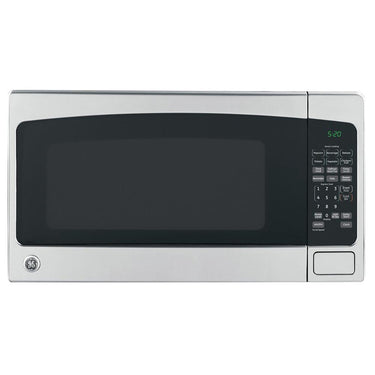 GE 2.0 Cu. Ft. Countertop Microwave Oven w/ Oven Mitt + 2 YR Warranty Bundle