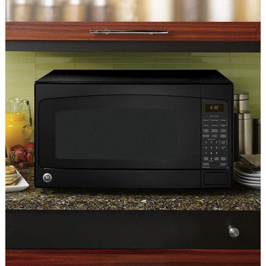 GE 2.0 Cu. Ft. Countertop Microwave Oven w/ Oven Mitt + 2 YR Warranty Bundle