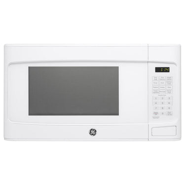 GE 1.1 Cu. Ft. Capacity Countertop Microwave Oven with 2 YR Warranty Bundle