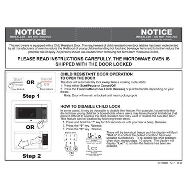 GE 1.1 cu. ft. Countertop Microwave Oven 950 W Stainless Steel + 2 Year Warranty