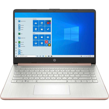 Hewlett Packard 14-dq0070nr 14" HD Intel Celeron N4020 4GB/64GB Touch Laptop, Rose Gold