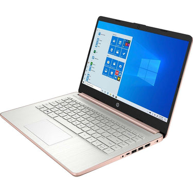 Hewlett Packard 14-dq0070nr 14" HD Intel Celeron N4020 4GB/64GB Touch Laptop, Rose Gold