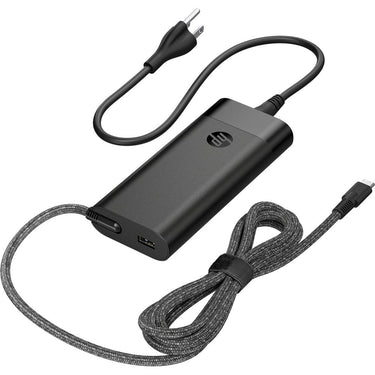 Hewlett Packard 110W USB-C Laptop Charger in Black - 8B3Y2AA#ABA