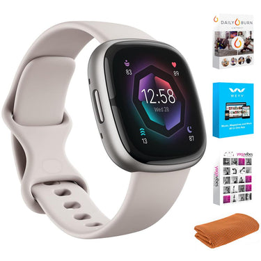Fitbit Sense 2 Advanced Health & Fitness Smartwatch, Sleep Tools + Fitness Bundle