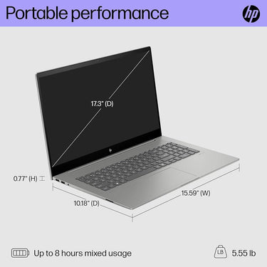 Hewlett Packard Envy 17-cw1010nr 17.3" Intel Ultra 7 155H 16GB/1TB CoPilot Touch Laptop