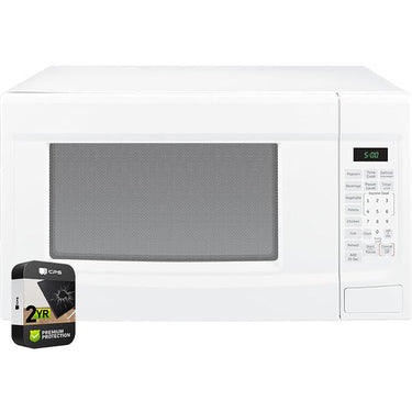 GE 1.4 Cu. Ft. Capacity Countertop Microwave Oven White with 2 Year Warranty